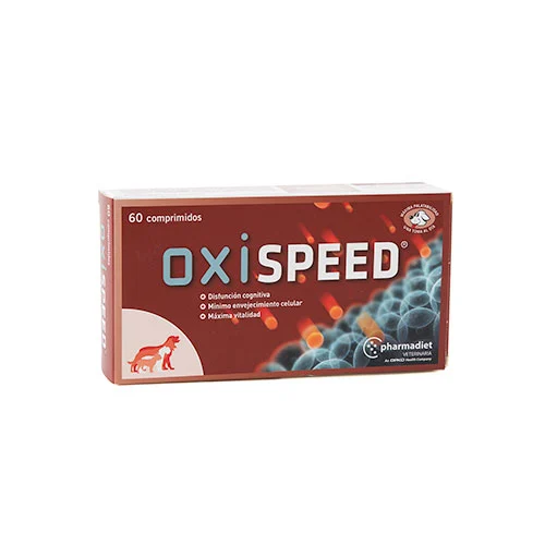 Suplemento Pharmadiet Oxispeed para cães idosos
