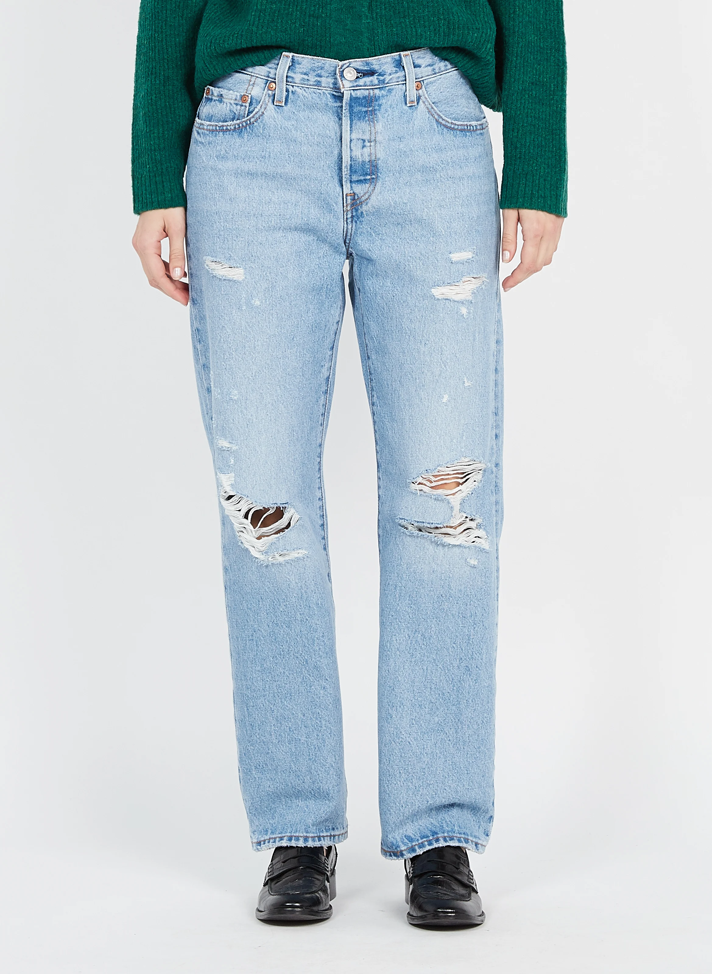 90'S 501 - Jean droit en coton| Bleu