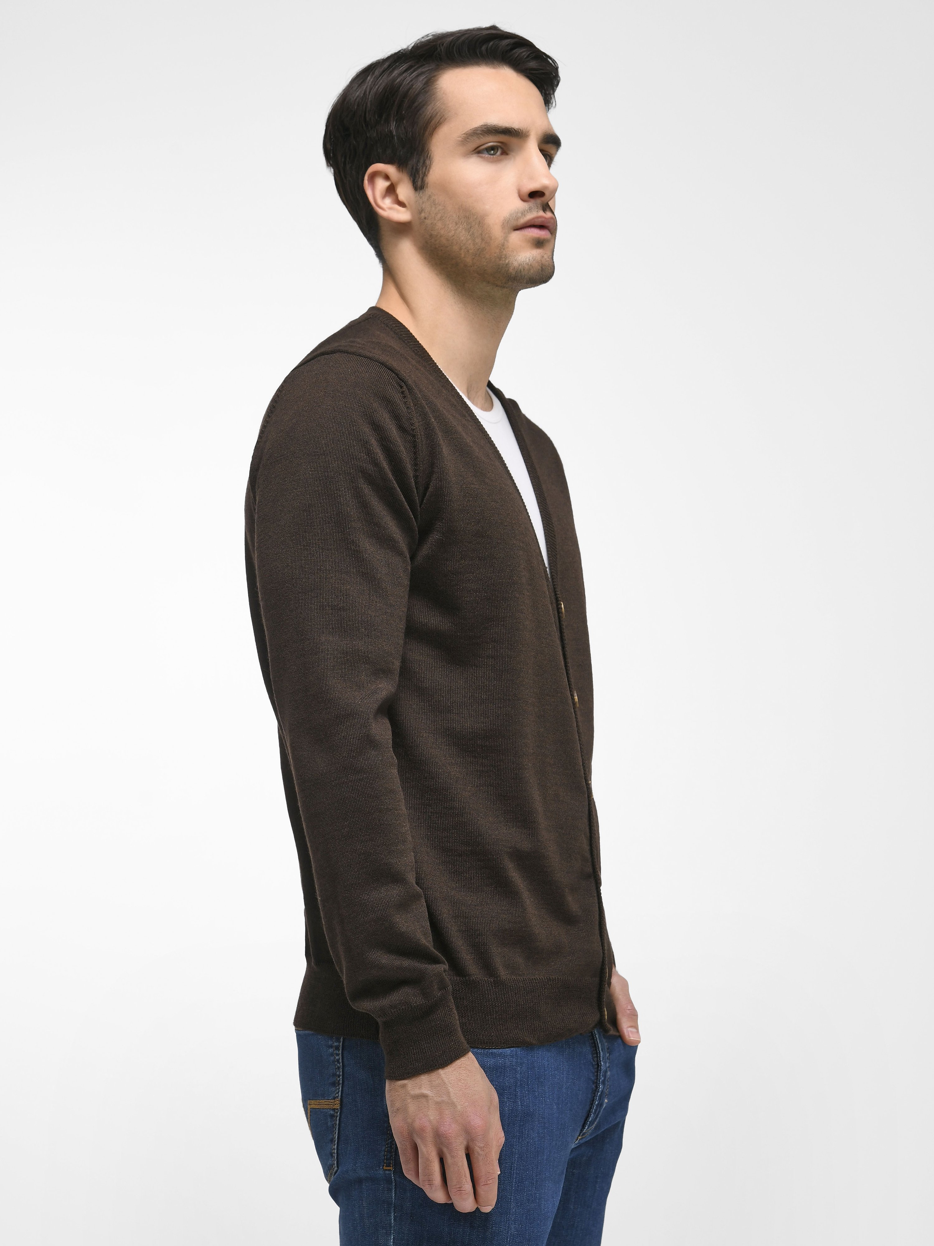 Strickjacke aus 100% Schurrwolle