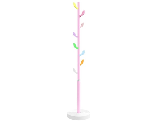 VIDAXL - Porte manteau Porte-manteau rose 172 cm fer enduit de poudre