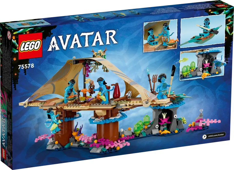 LEGO Avatar 75578 Metkayina-hjem ved revet