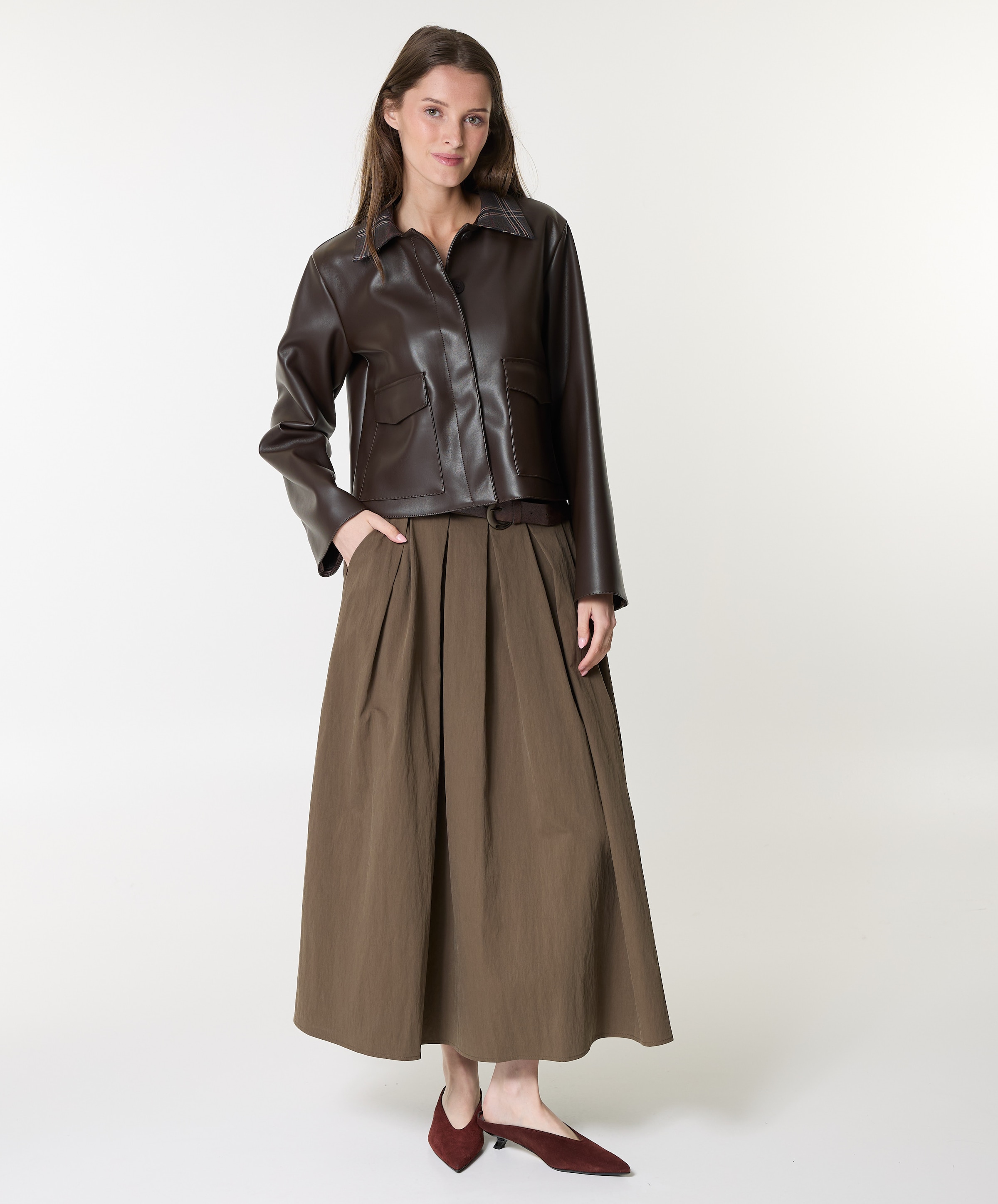 Même Road Dames rok groen