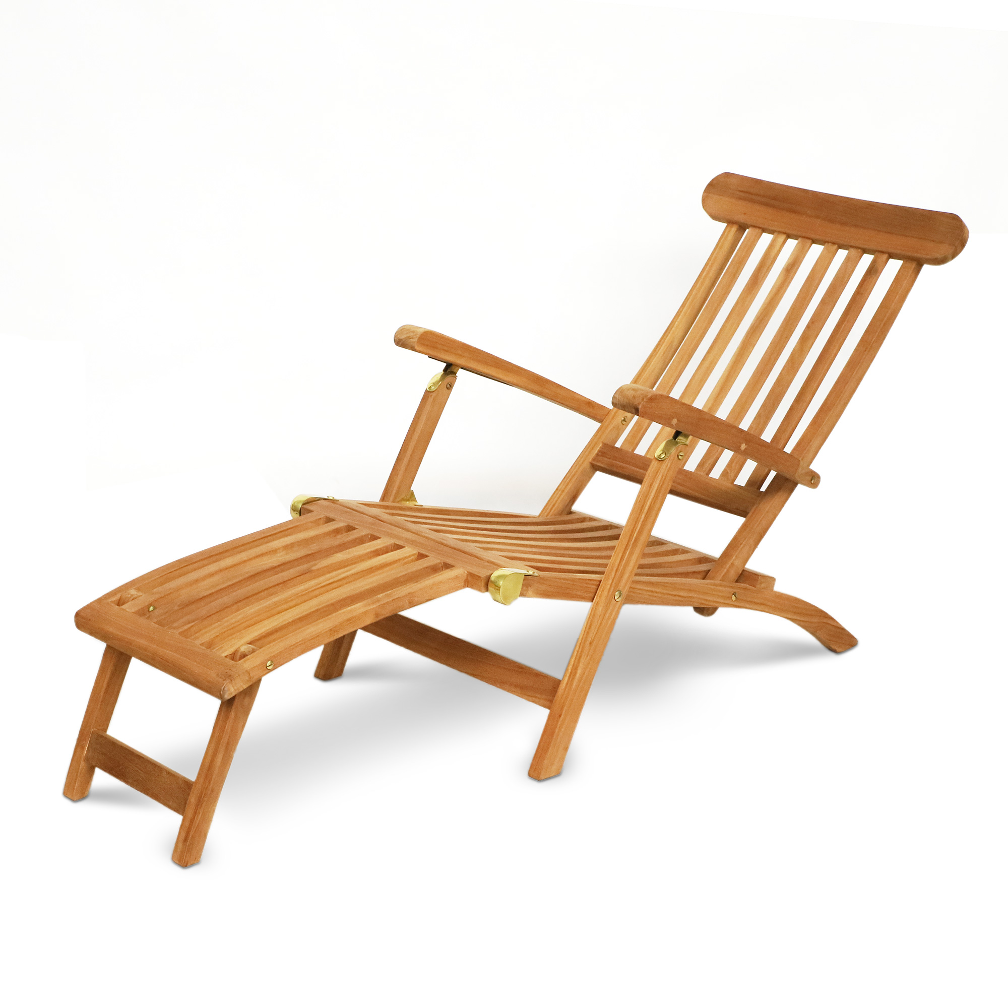 Deckchair aus Teak, natur, L 155 cm, B 66 cm, H 100 cm günstig bestellen