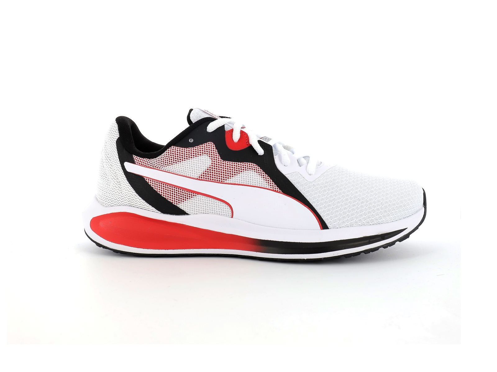 Puma-376289 Matières combinées Blanc Rouge