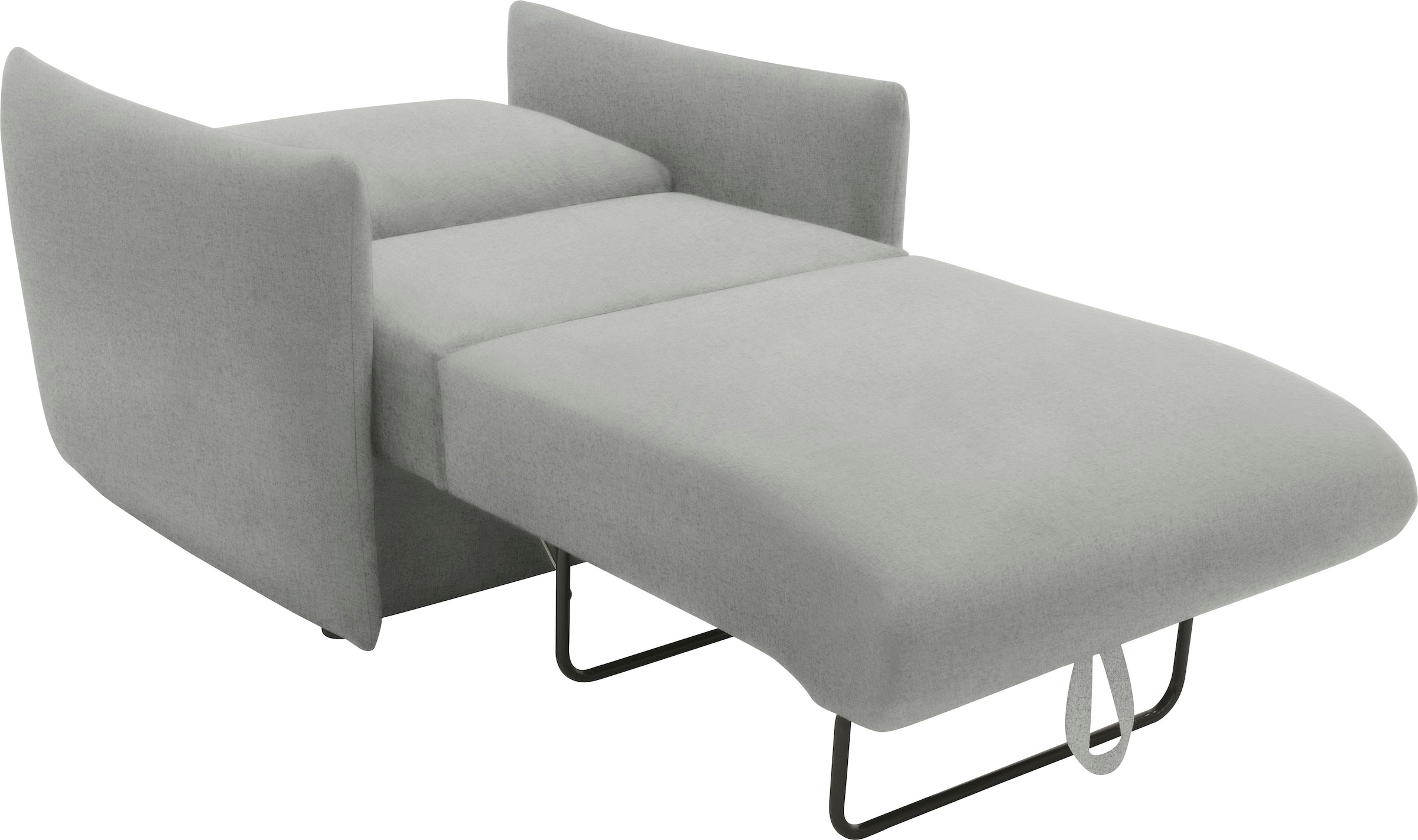 DOMO collection Sessel »700023 wandelbar zum Loungesessel, Relaxliege und Gästebett« Schlaffunktion, Federkern, stabile Liegefläche ca. 70 x 195 cm
