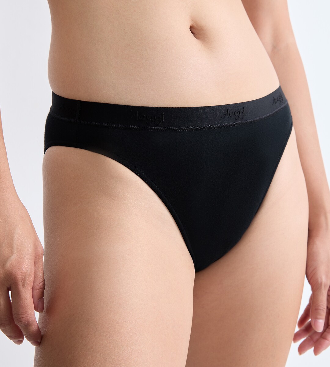 SLOGGI<br>Conjunto de 3 calcinhas brasileiras de cintura alta para um look casual