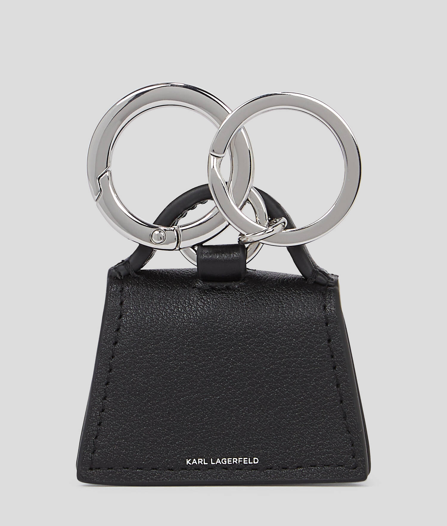 PORTE-CLÉS À BRELOQUE SAC K/SIGNATURE - Noir