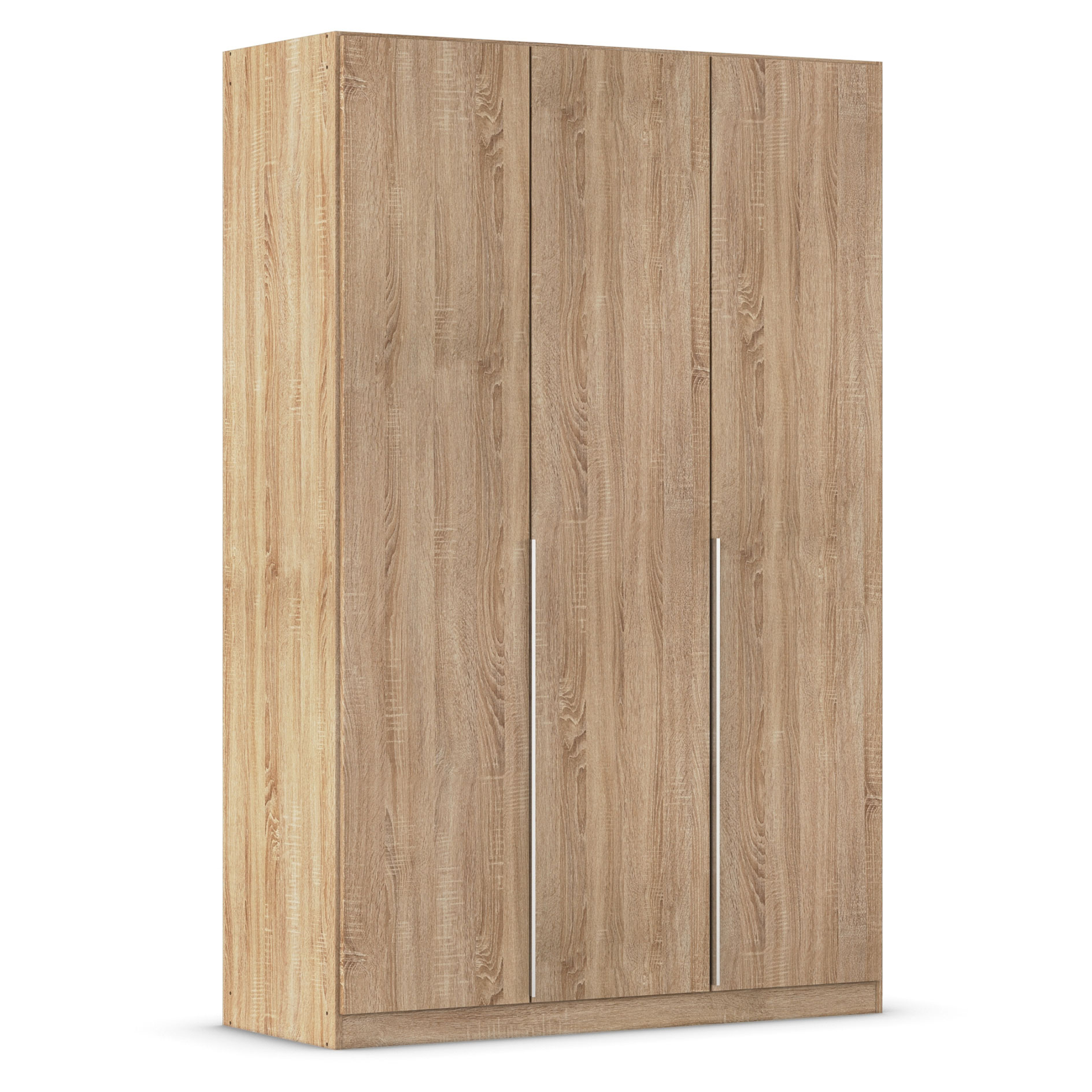 Drehtürenschrank - Eiche Sonoma - 3-türig - 136x210 cm