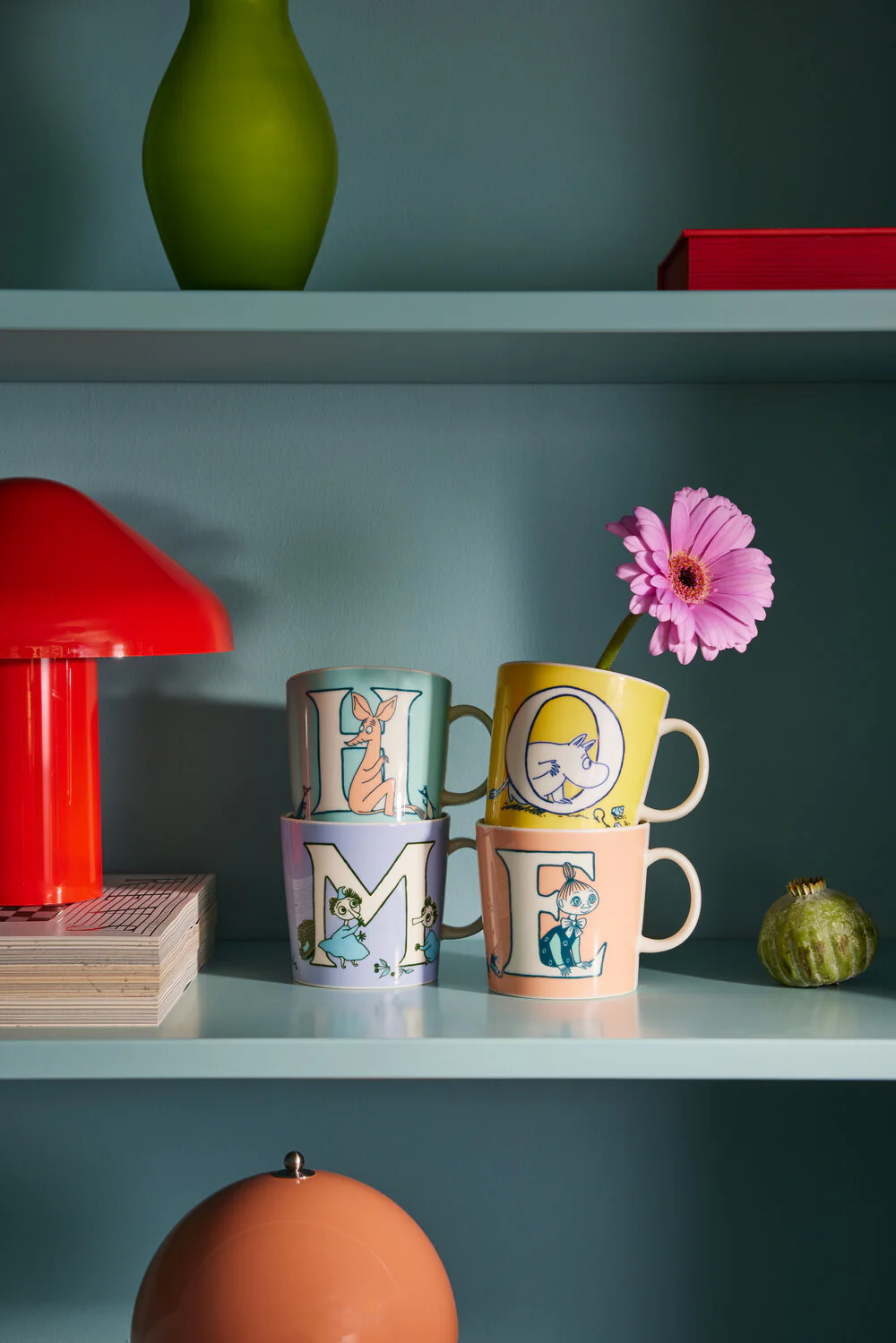 MOOMIN by Arabia  Mumi ABC alfabetkrus, E - 40 cl.