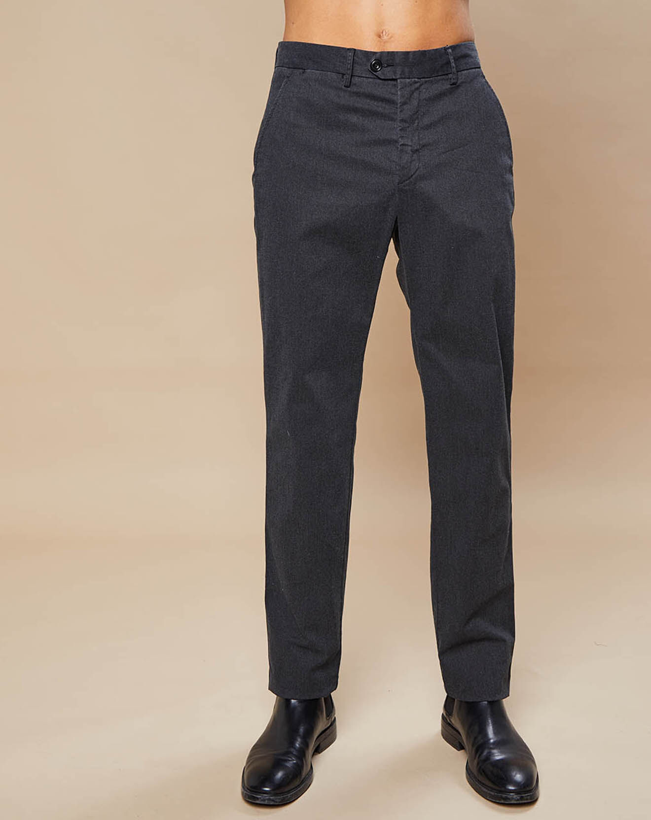 Hartford Pantalon chino Tobby carbone