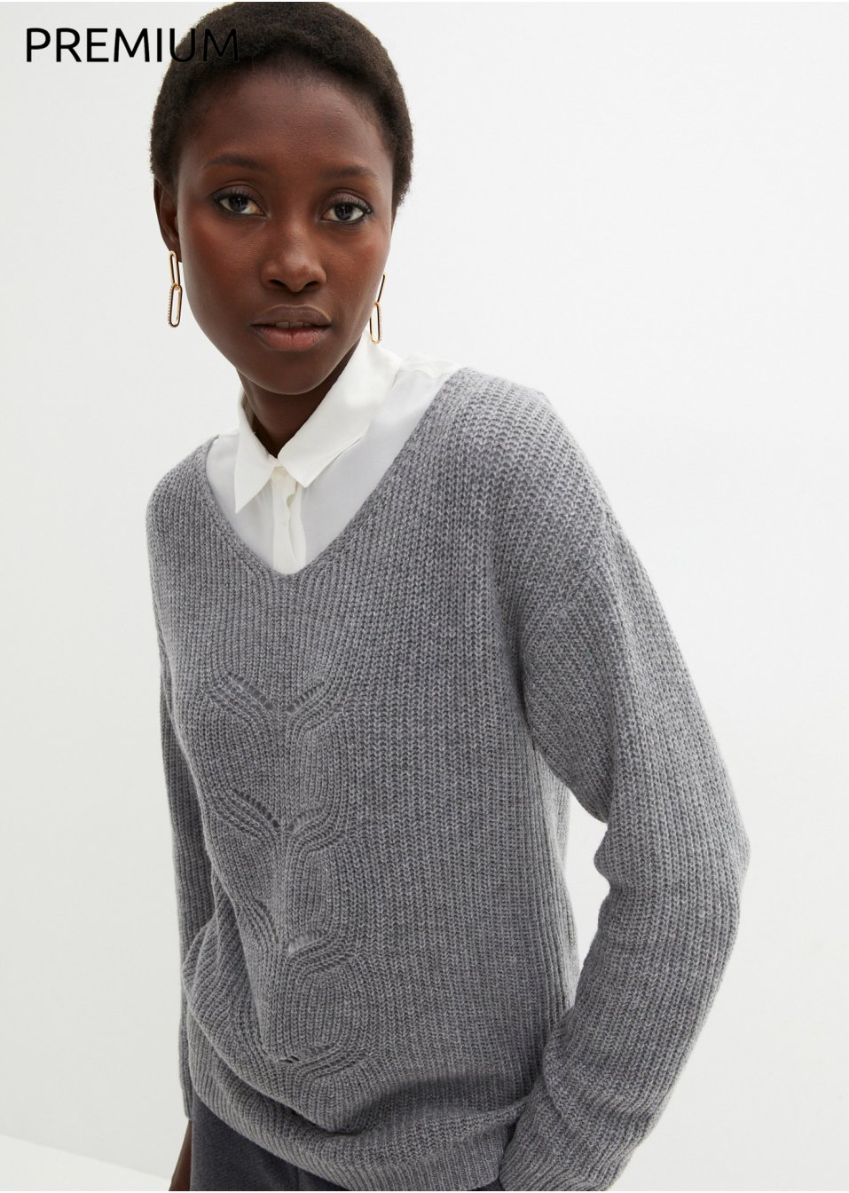 Pull à teneur en laine