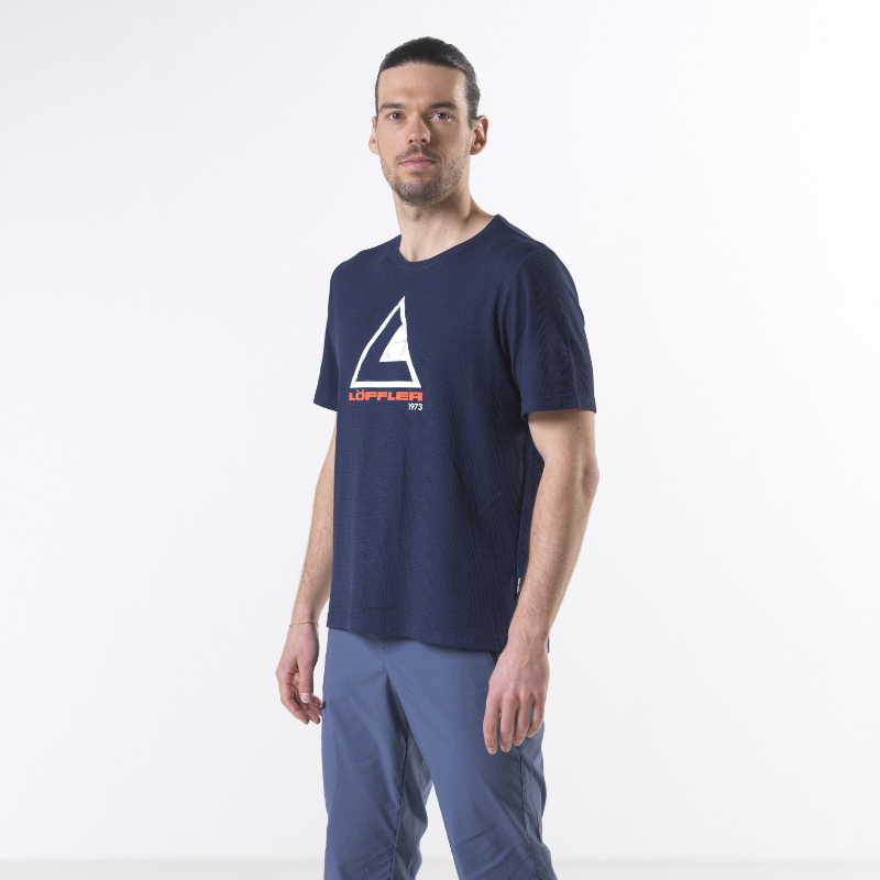 Loeffler Printshirt L50 heren t-shirt - Green