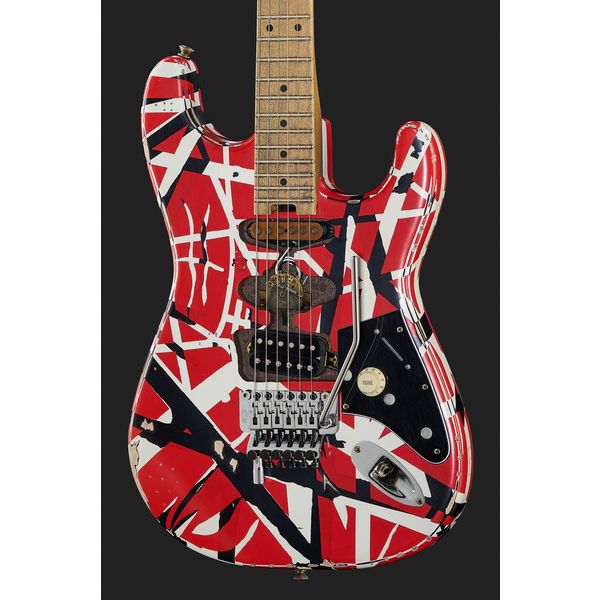 EVH Frankie Striped MN Relic