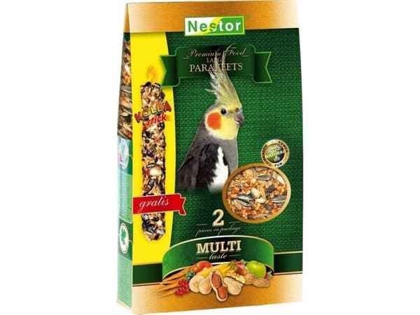 Nestor Nestor mat 1400ml papegøye medium Premium 800g