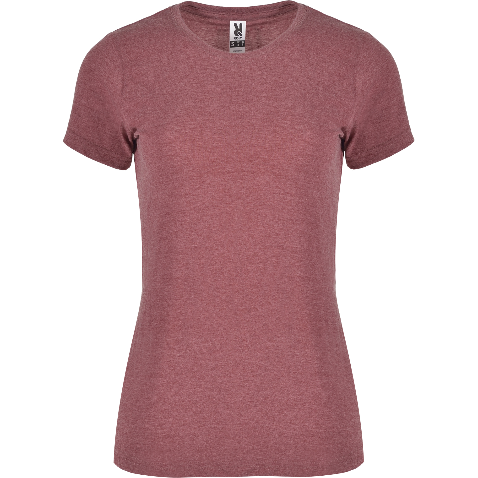 Roly CA6661 - FOX WOMAN T-shirt manches courtes pour femme en tissu chiné