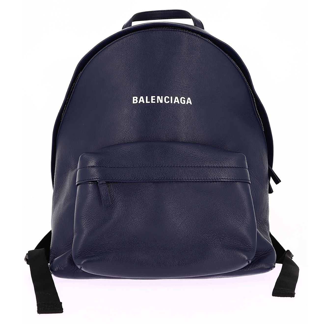 Balenciaga Sac à dos en Cuir marine - Très bon état - L.30 cm
