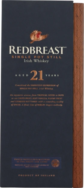 REDBREAST 21 YEARS POT STILL 70CL