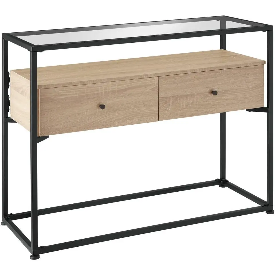 tectake Consoletafel Reading 101,5x41,5x80,5cm