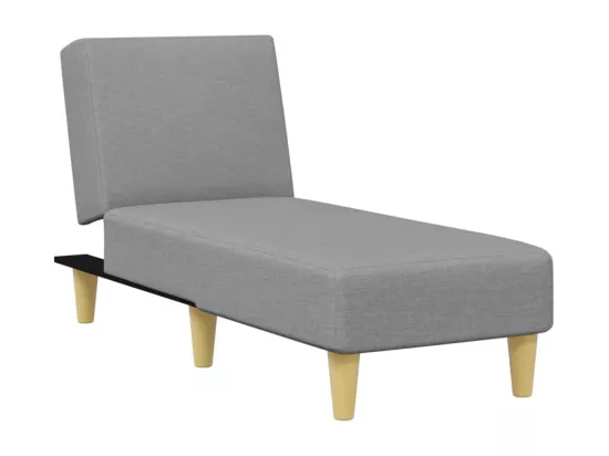 Ensemble de canapés 2 pièces gris clair tissu
