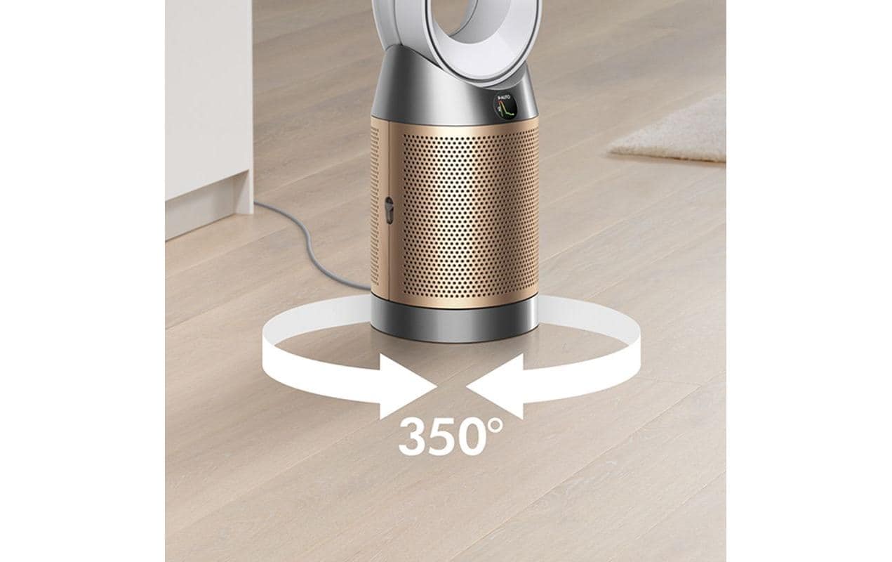 Luftreiniger/Ventilator Cool Formaldehyde TP09 Gold/Weiss<br>Ventilator im Sommer und Luftreiniger während des ganzen Jahres