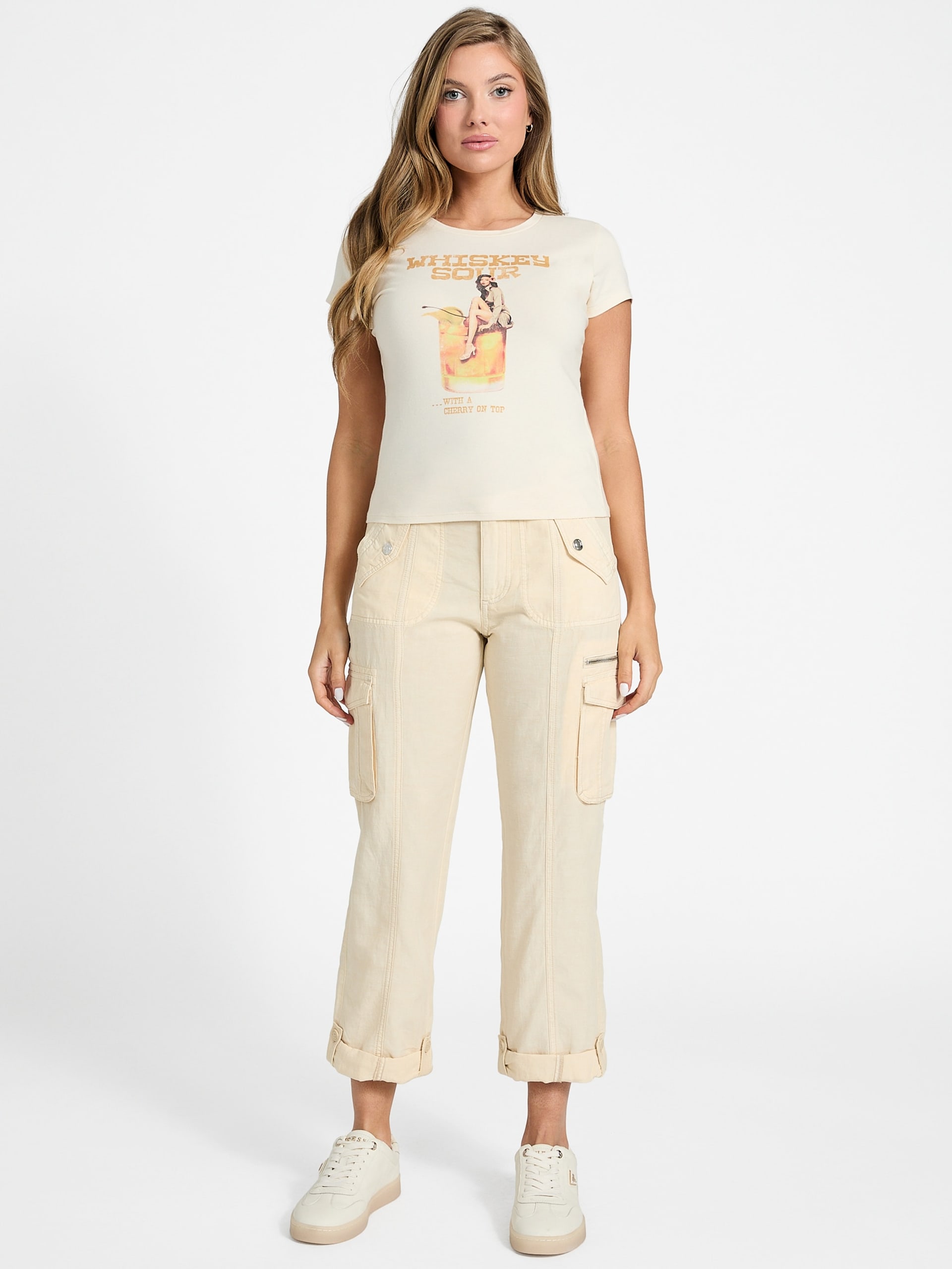 Camiseta com estampa vintage ecológica