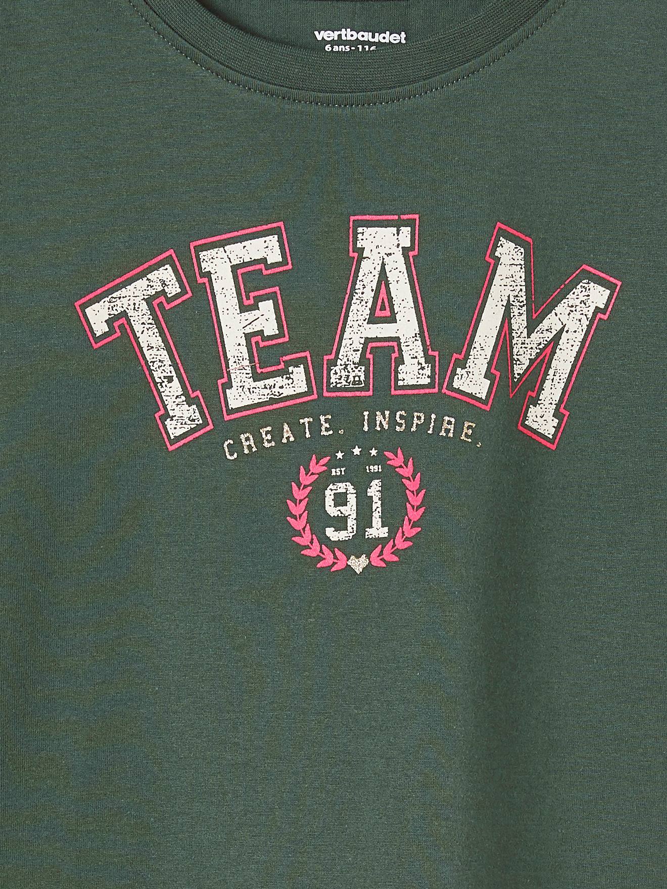 Camiseta esportiva verde de manga curta 