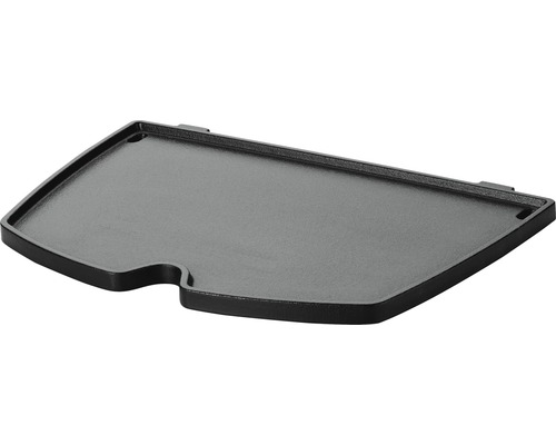 Weber gietijzeren bakplaat voor Q1000 / Q1400, 40,8 x 2,2 x 30,3 cm, porselein geëmailleerd gietijzer, inclusief vetafvoergaten