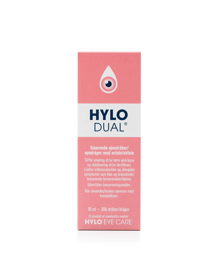 Hylo Dual smørende øyedråper 10 ml