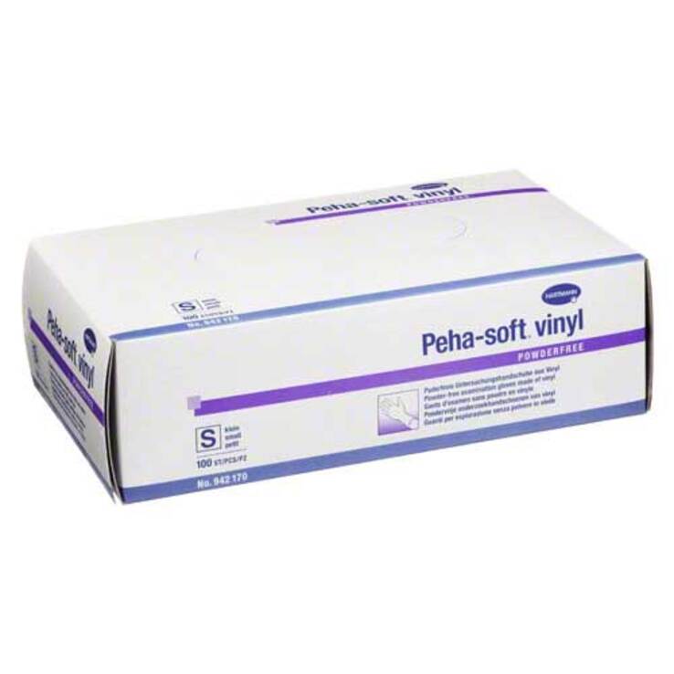 Peha Soft Vinyl Handschuhe puderfrei klein, 100 St