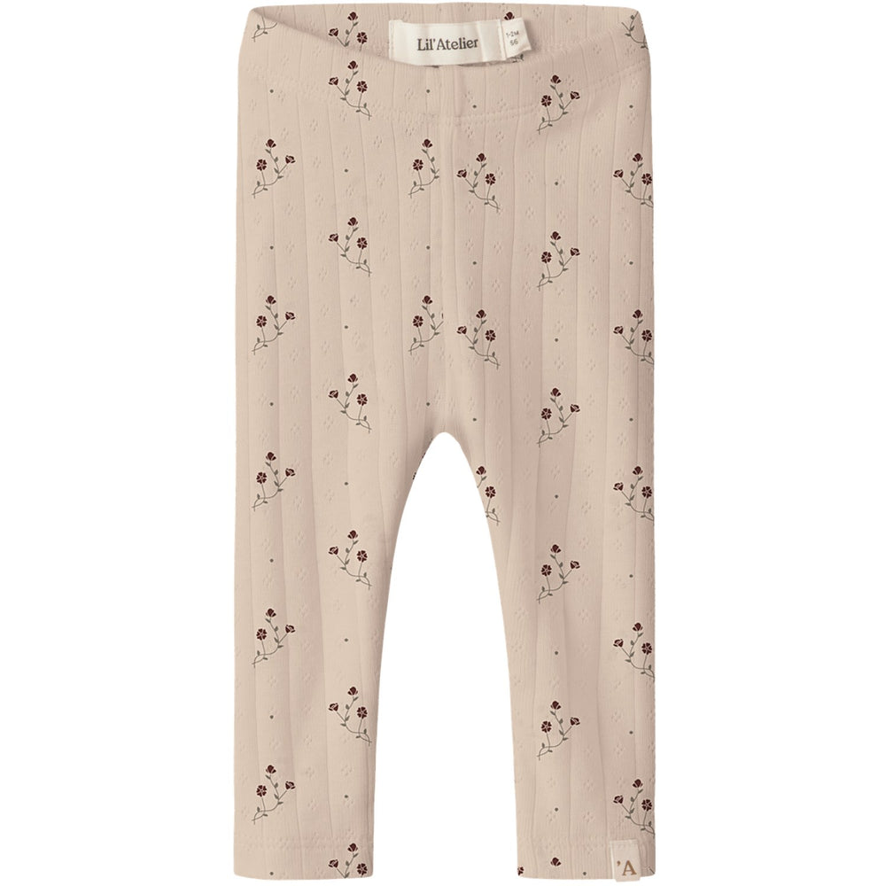 Køb Lil'Atelier Novelle Peach Flower Nbfrachello Ria Slim Leggings Lil