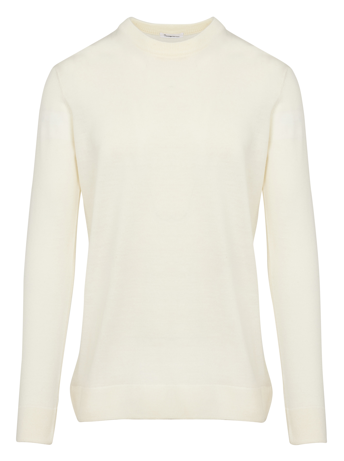 KARL - Pull col rond en laine | Blanc