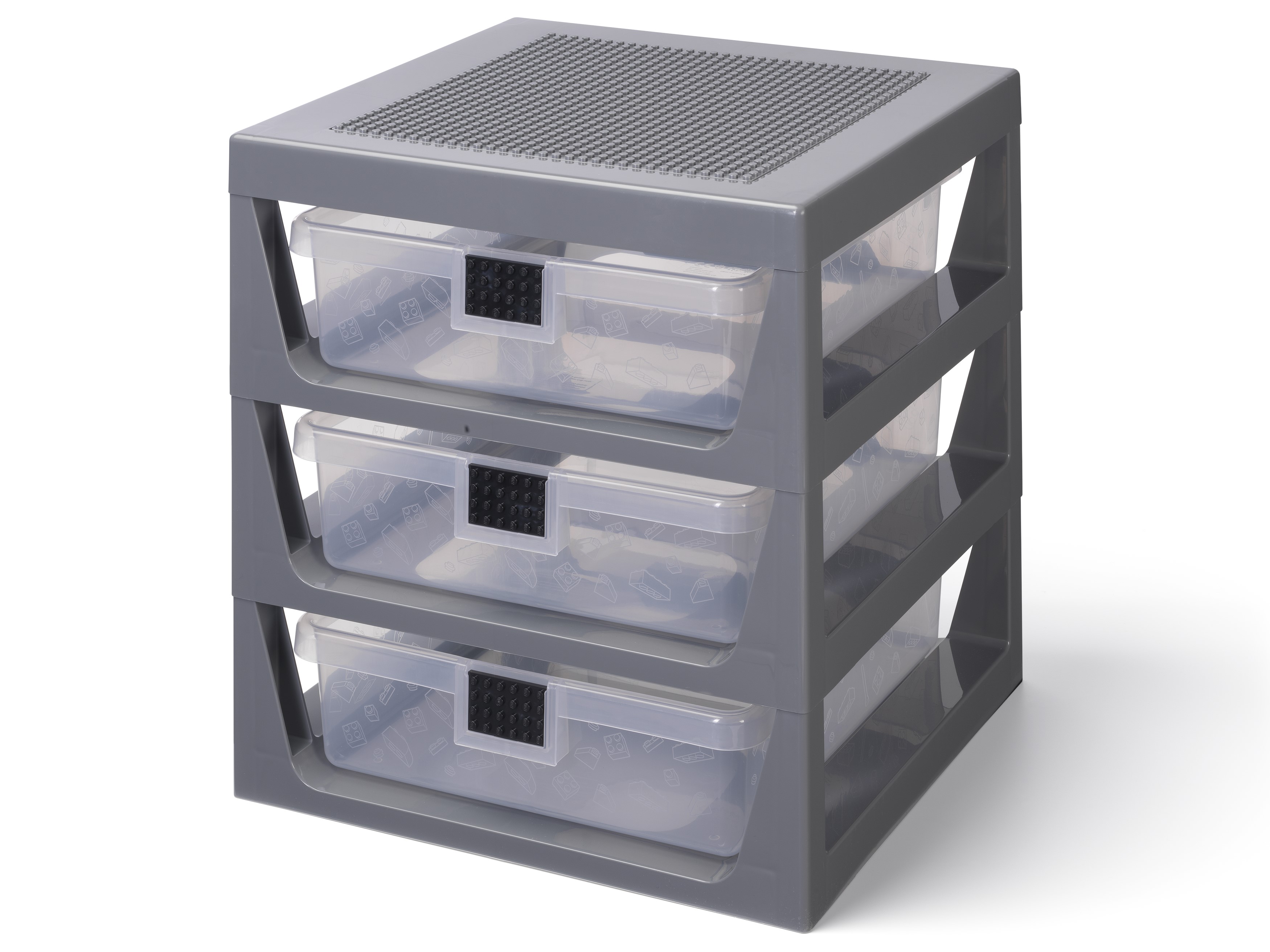 Sistema de armazenamento com 3 gavetas – cinza 5006608