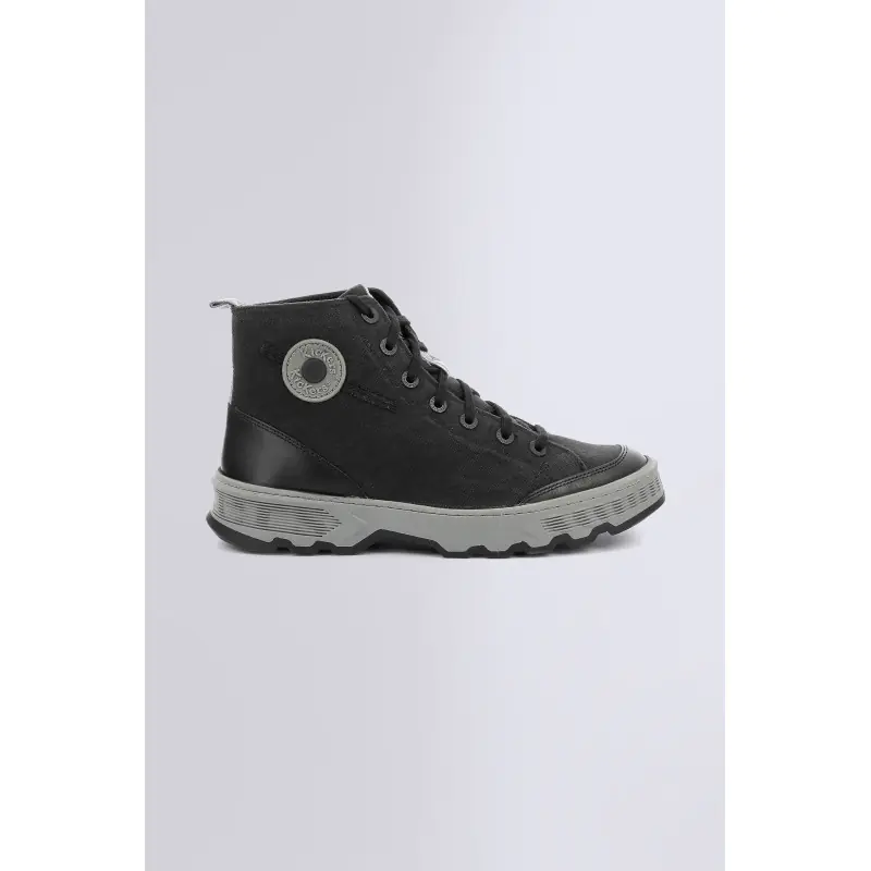 KICK WAY NOIR SNEAKERS HAUTES Textile Homme