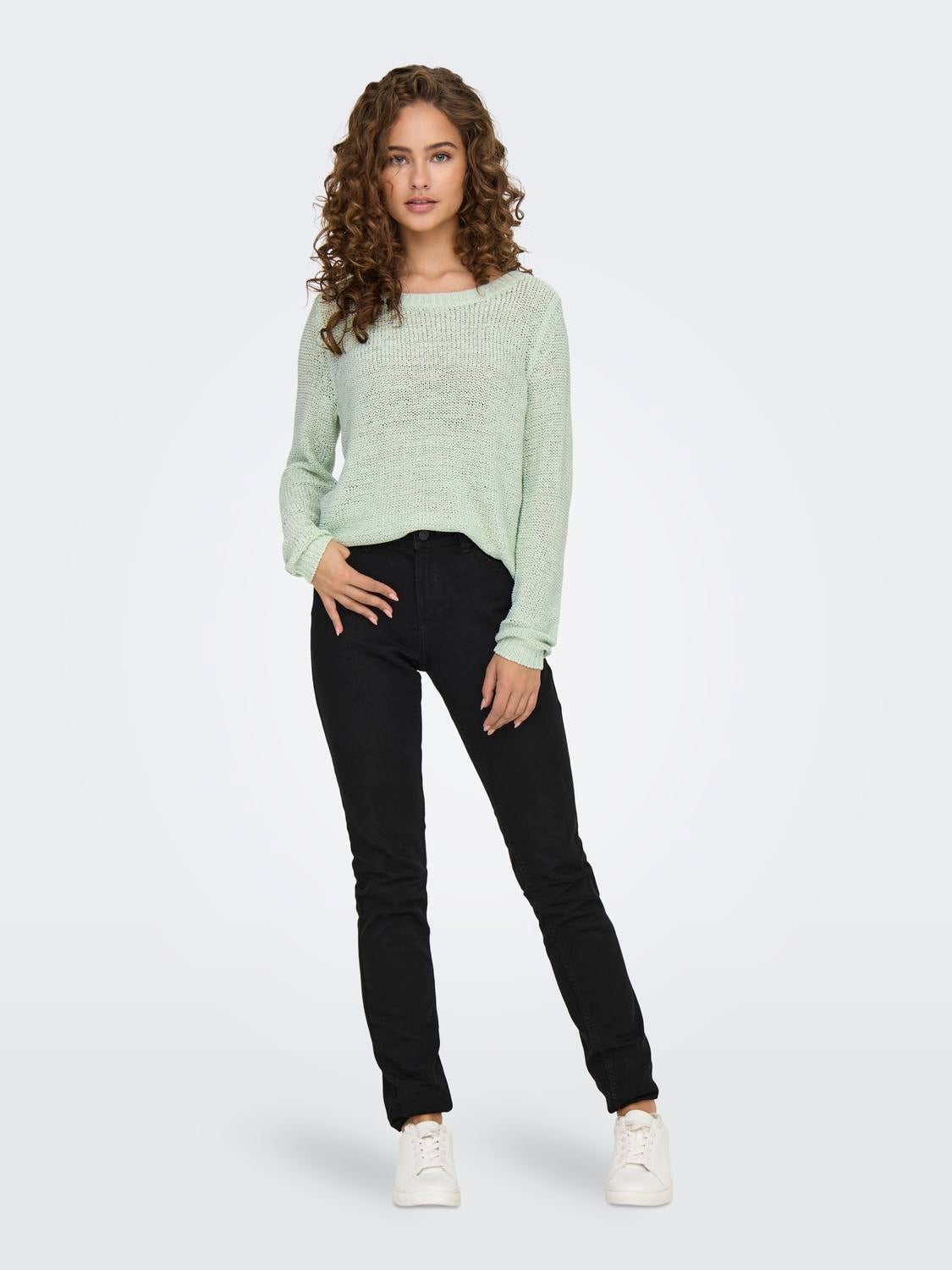 ONLGEENA Strickpullover Subtle Green