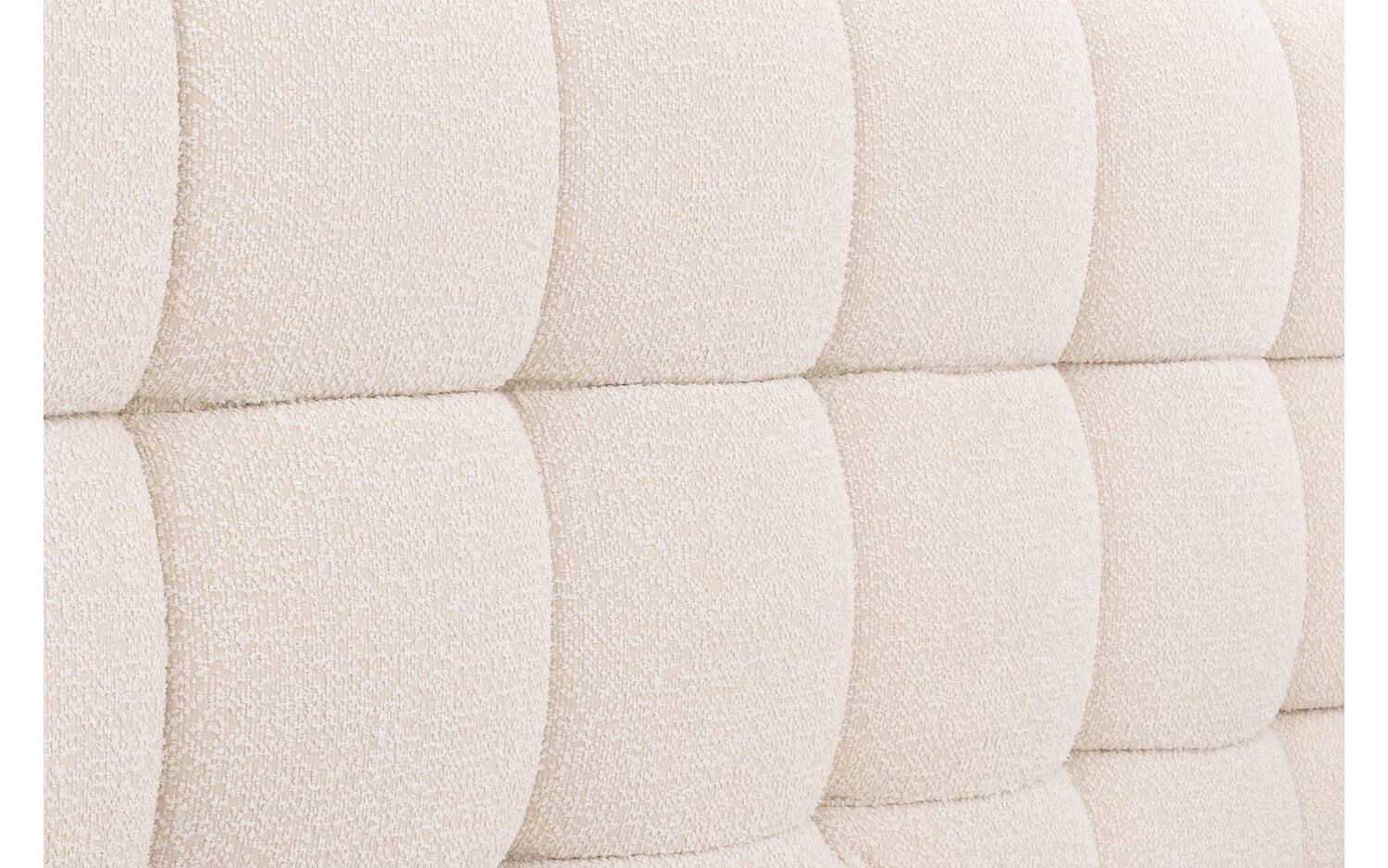 Goossens Gestoffeerd Bedframe Cloud - 180 x 200 - Ahenk 9851 beige -