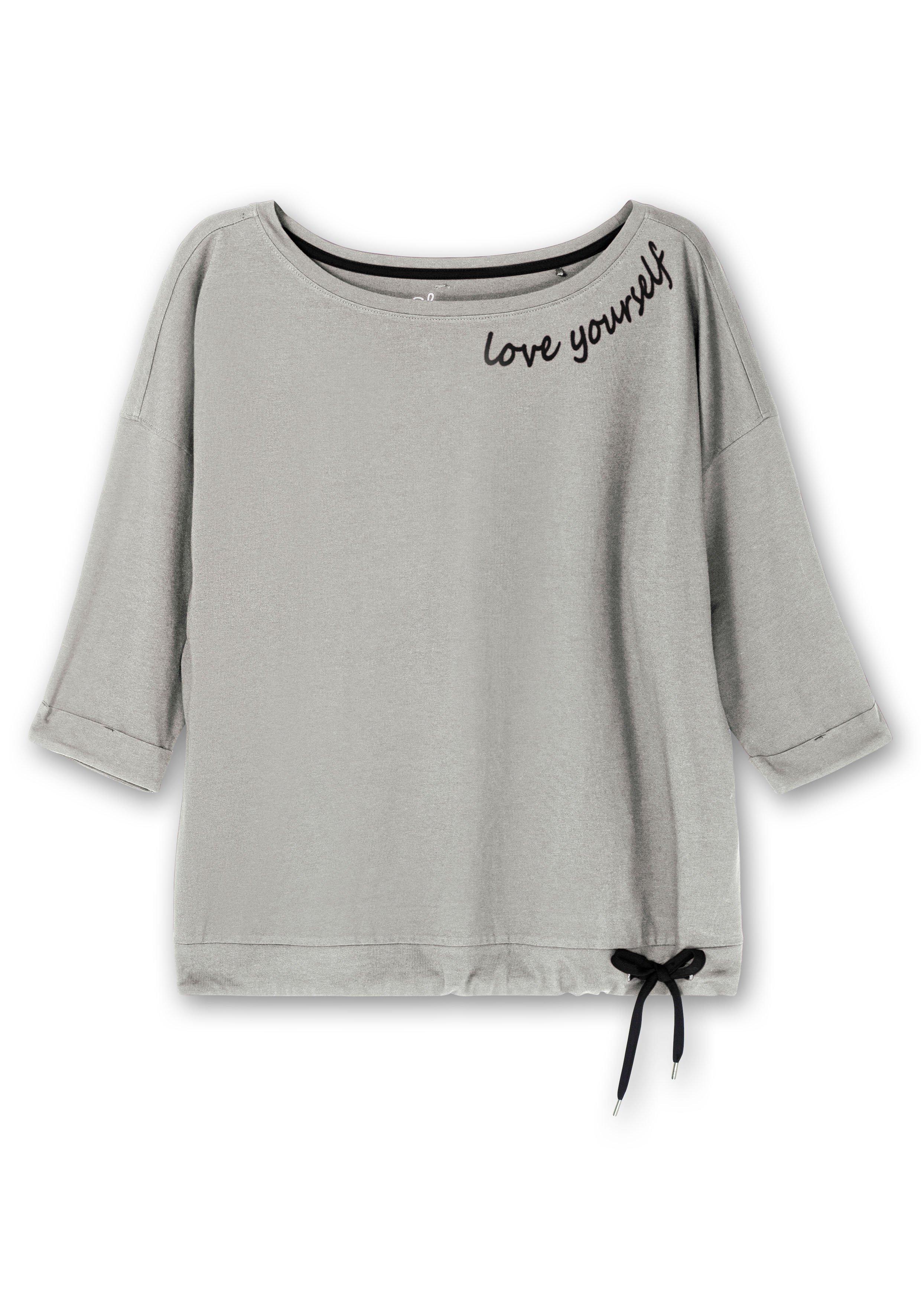 Oversized-Shirt mit Bindeband am Saum