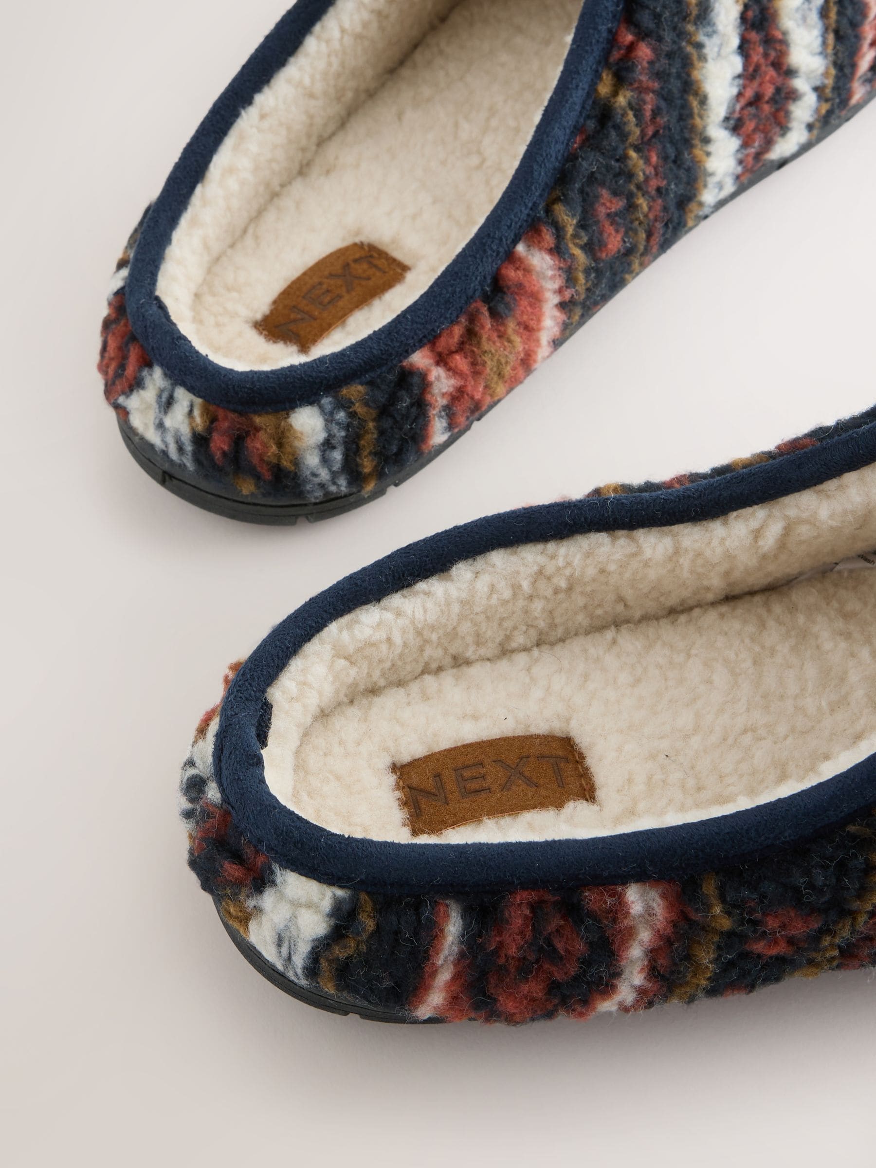 Grijs - Borg Patterned Slippers