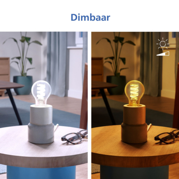 Philips Smart LED globe E27 6.3W filament helder