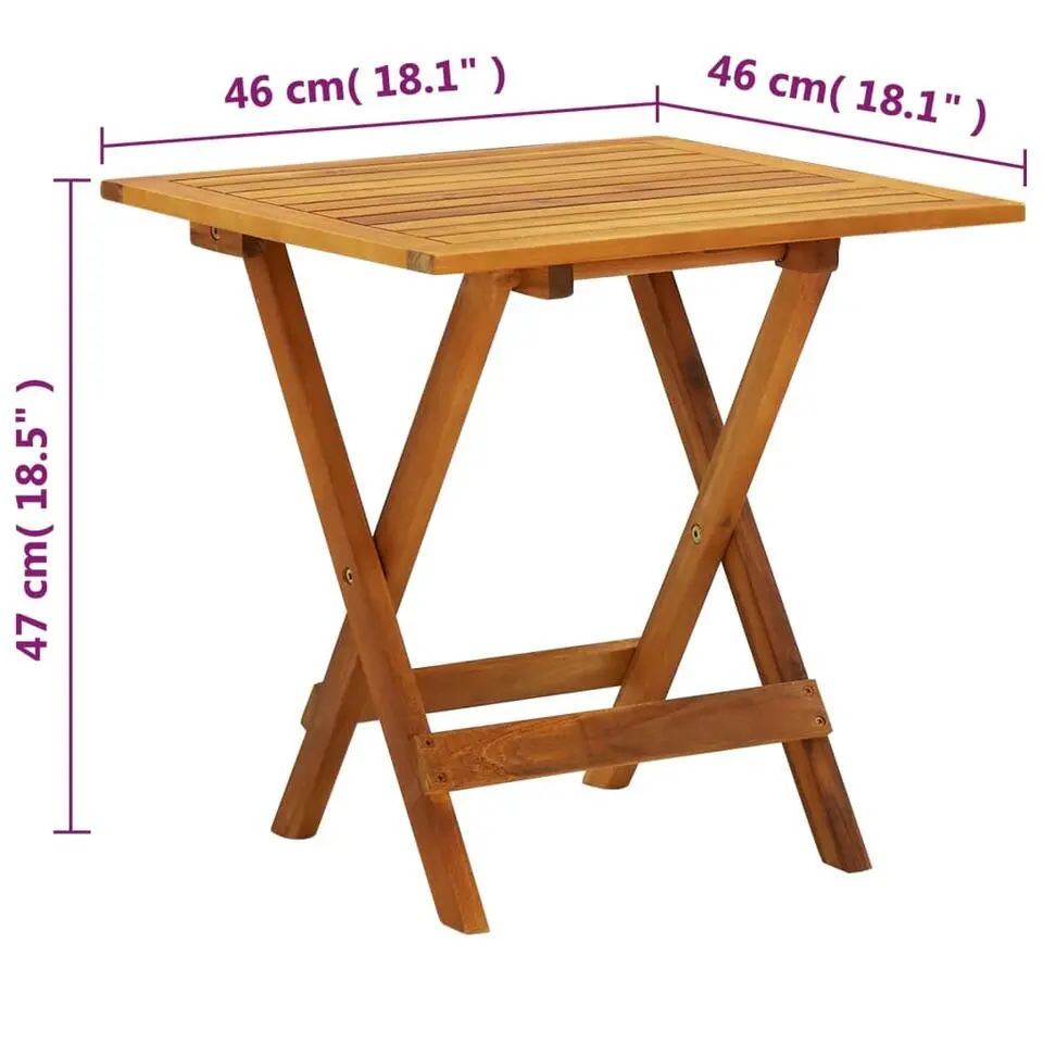 vidaXL - Houten Tafel - Bruin - Hout