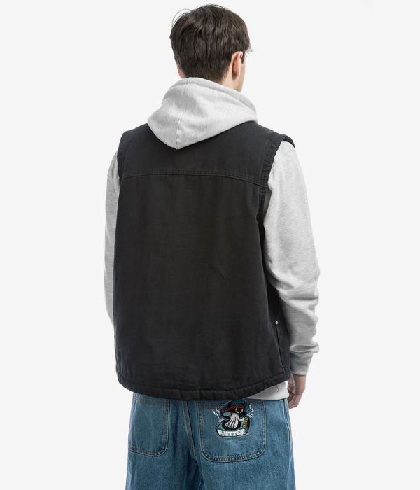 Dickies Duck Canvas Weste (stone washed black)