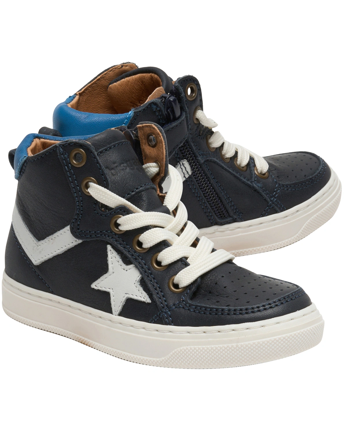 Schnür-Sneaker ISAK hoch in navy