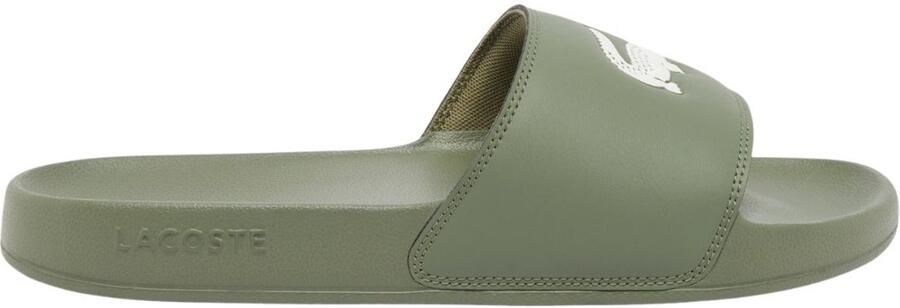 Lacoste Serve Slide 1.0 Badslippers JR+SR Donkergroen