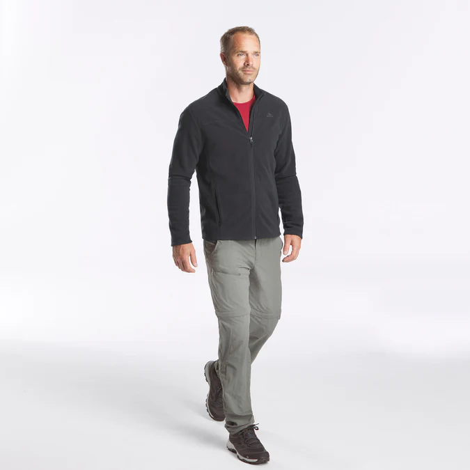 Decathlon Quechua - Casaco de lã polar para caminhadas Quechua MH120 para homem
