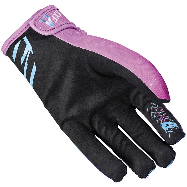 Five - Gants enfant MXF4 Kid Graphics Arcade Purple Rose / Violet / Bleu