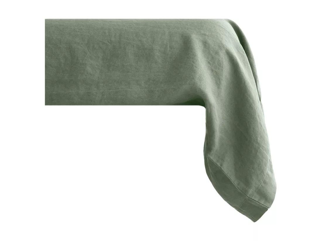 Taie de traversin 195x43 cm pur coton lavé collection PALACE mousse