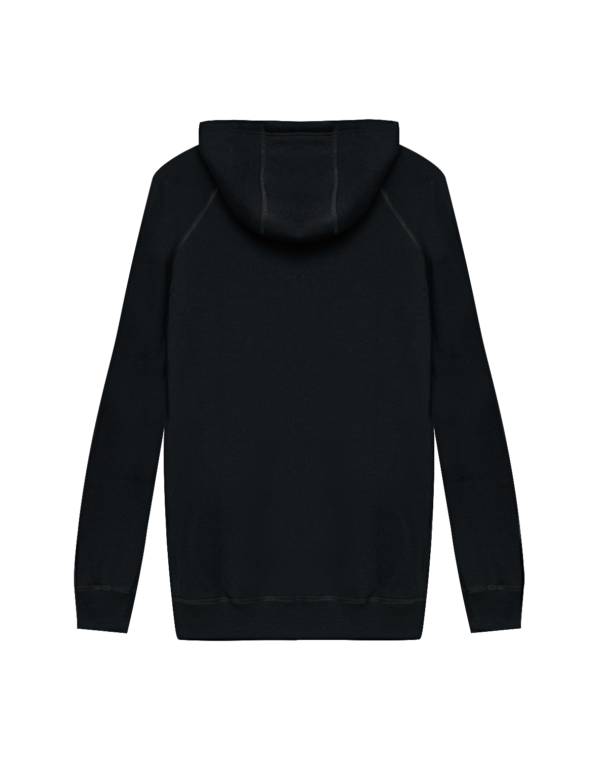 Vest met capuchon van merinowol terry voor heren