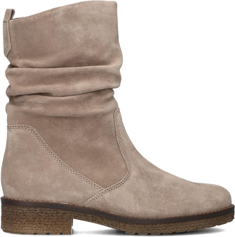 GABOR Enkellaarsjes Dames 013 Maat: 43 Materiaal: Suède Kleur: Beige
