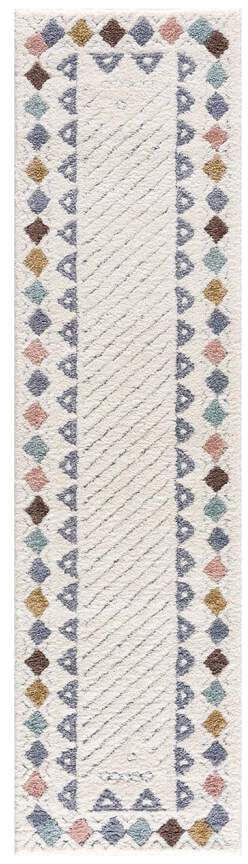 Carpet City Hochflor-Teppich »Focus 3034« rechteckig 20 mm Höhe Läufer, Boho, Hochtief-Muster/ 3D-Effekt, für Wohnzimmer, Schlafzimmer