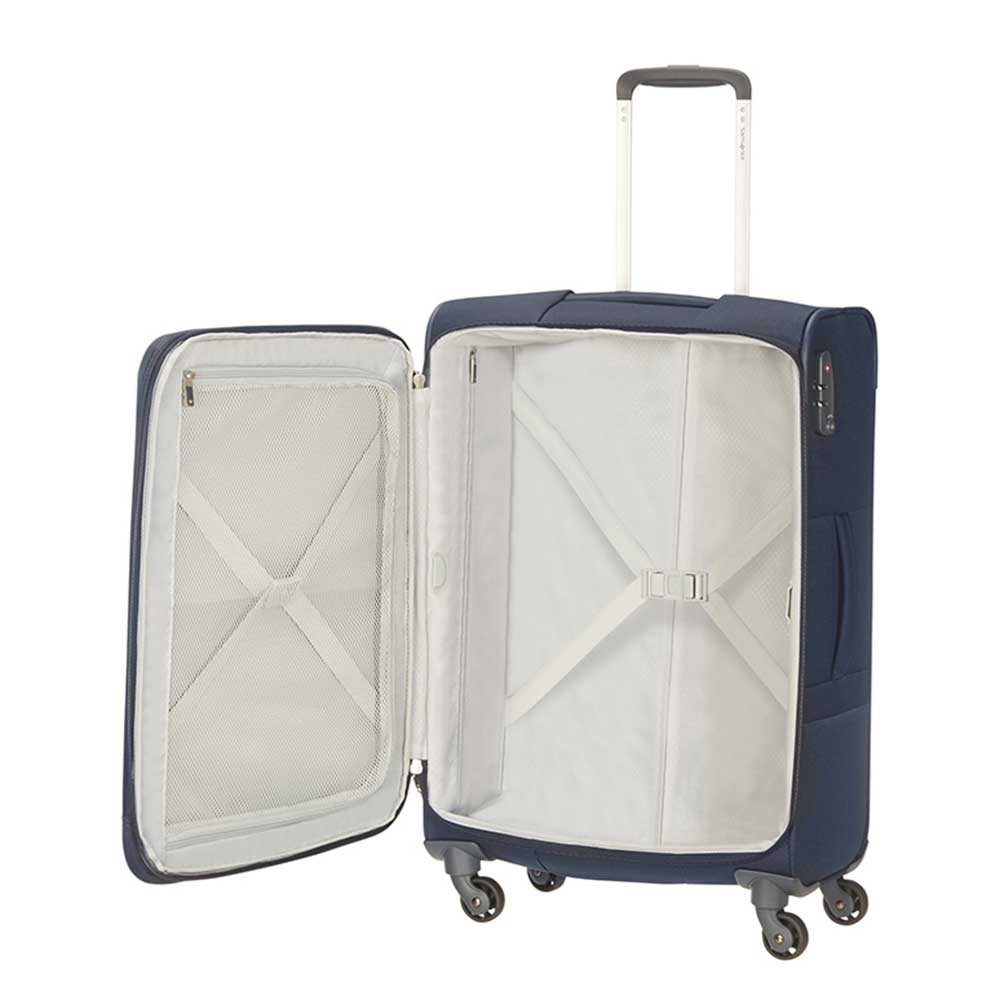 Samsonite Base Boost Spinner 78 Expandable navy blue