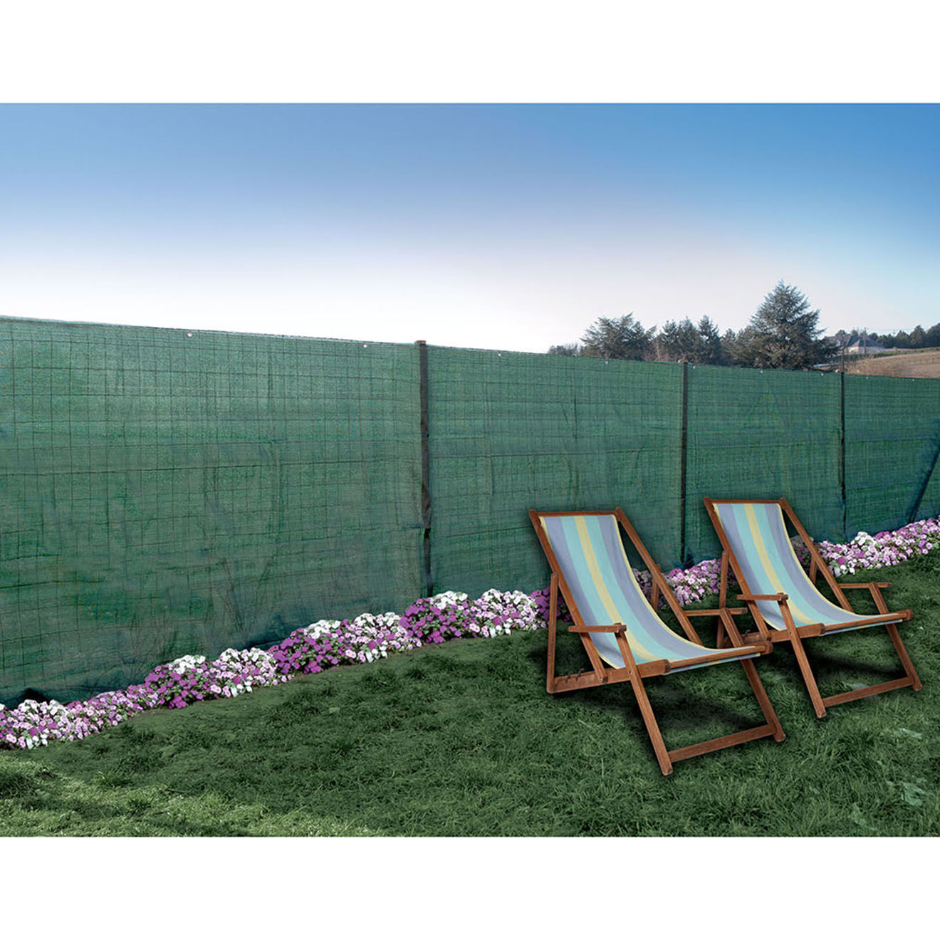 Pratik Garden Brise-vue 300 gr/m² vert - 1.8x10 m